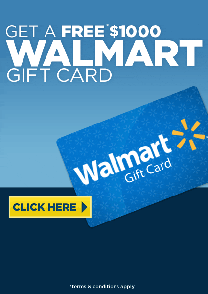 Get Walmart $1,000 Gift Card